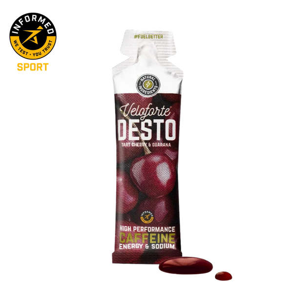 Veloforte Doppio Energy Gel Tart Cherry & Caffeine